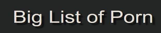 Big List Of Porn